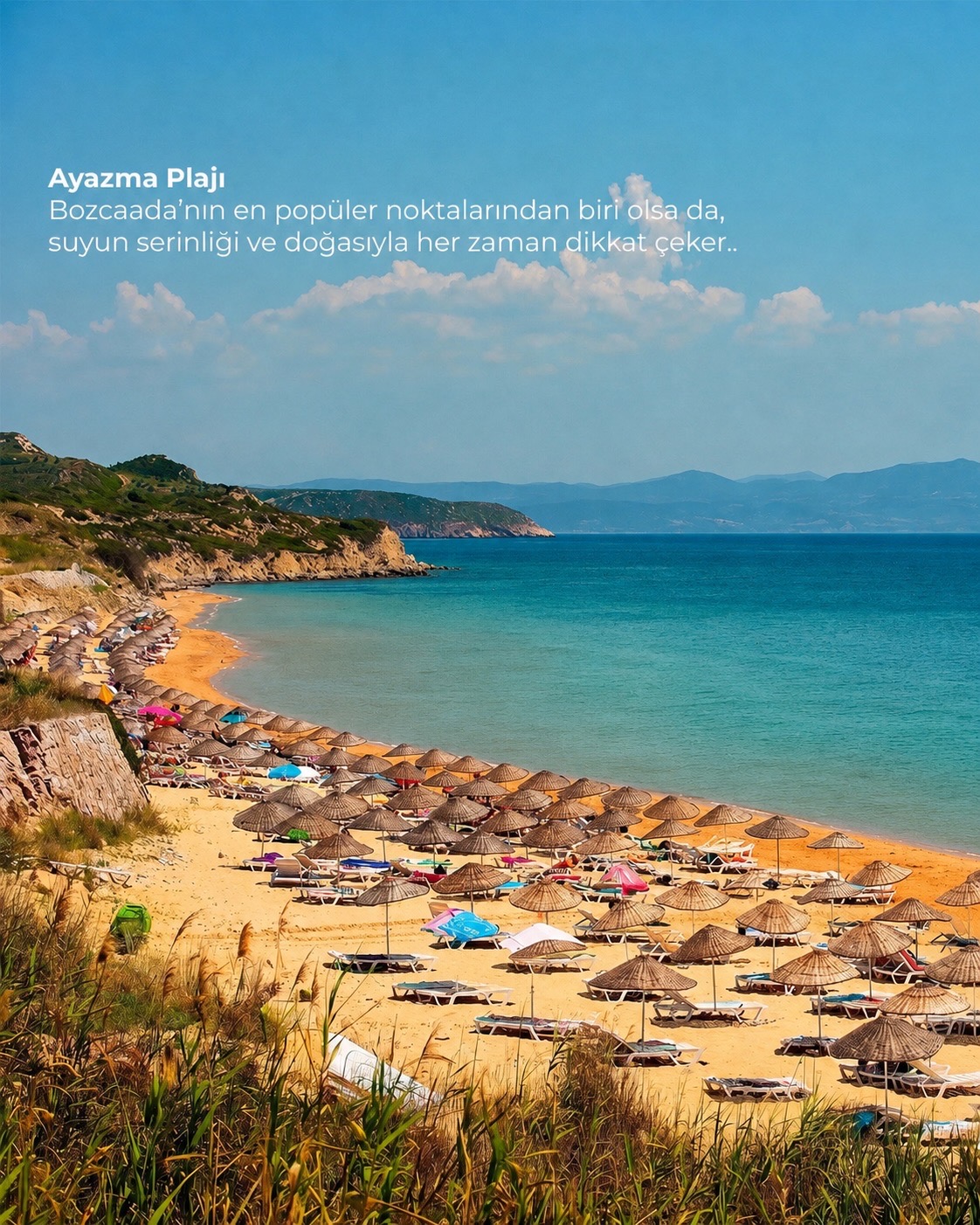 Bozcaada’daki Ayazma Plajı