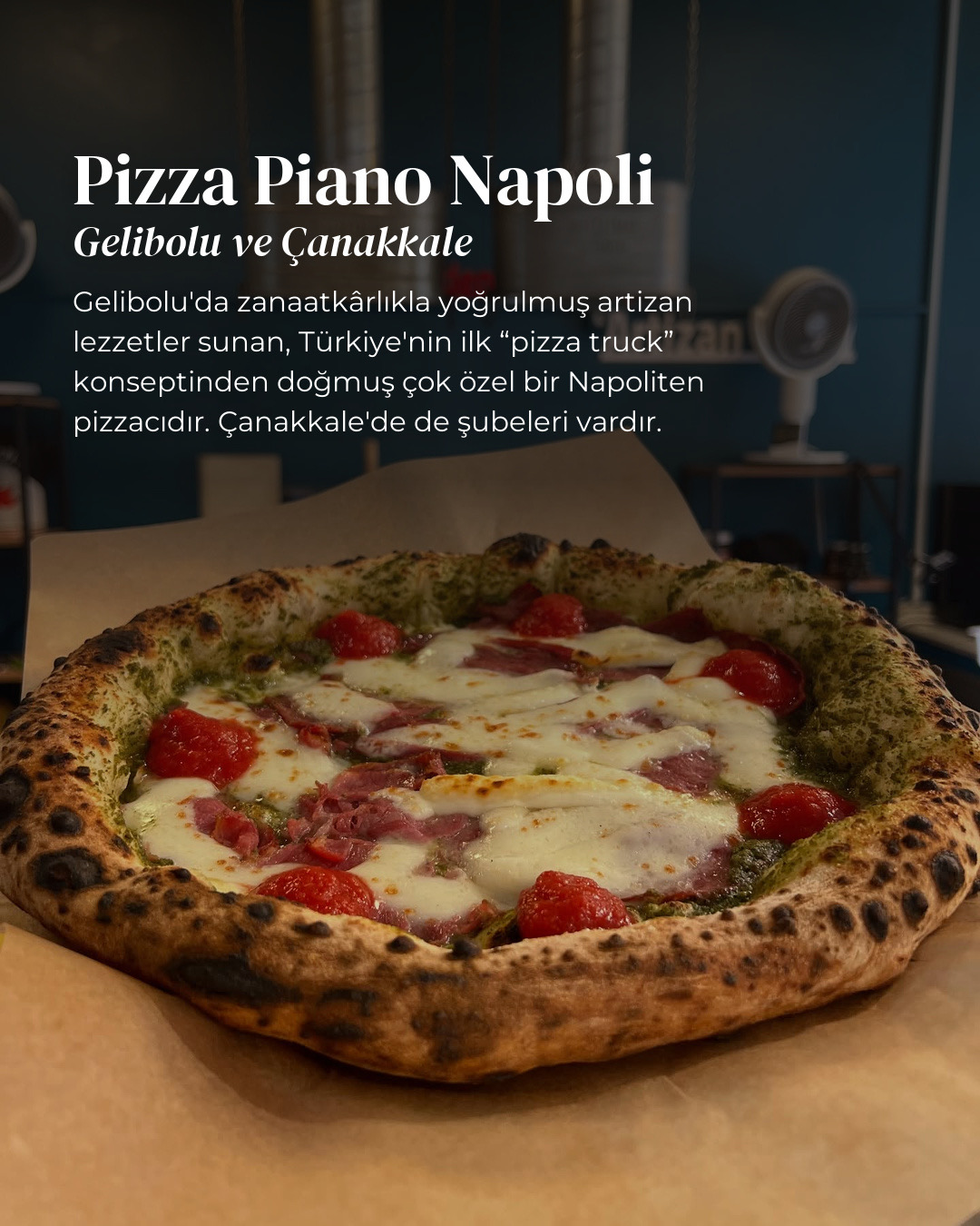 Pizza Piano Napoli’nin Napoliten pizzası