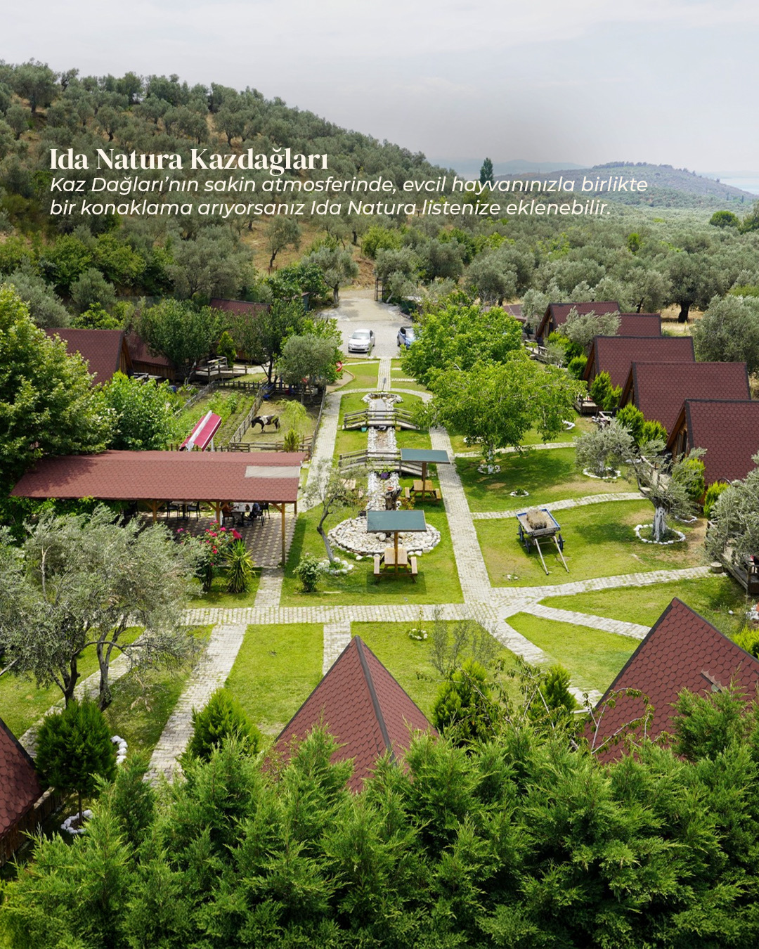 Kazdağları’ndaki Ida Natura bungalovları