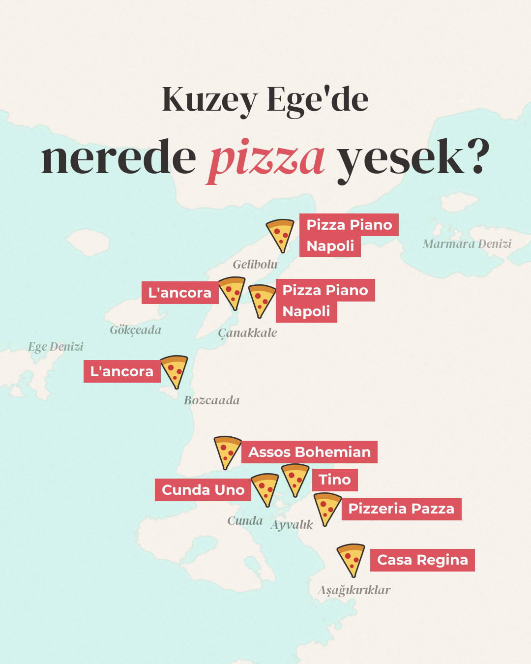 Where to Eat Pizza in the North Aegean: 7 Places